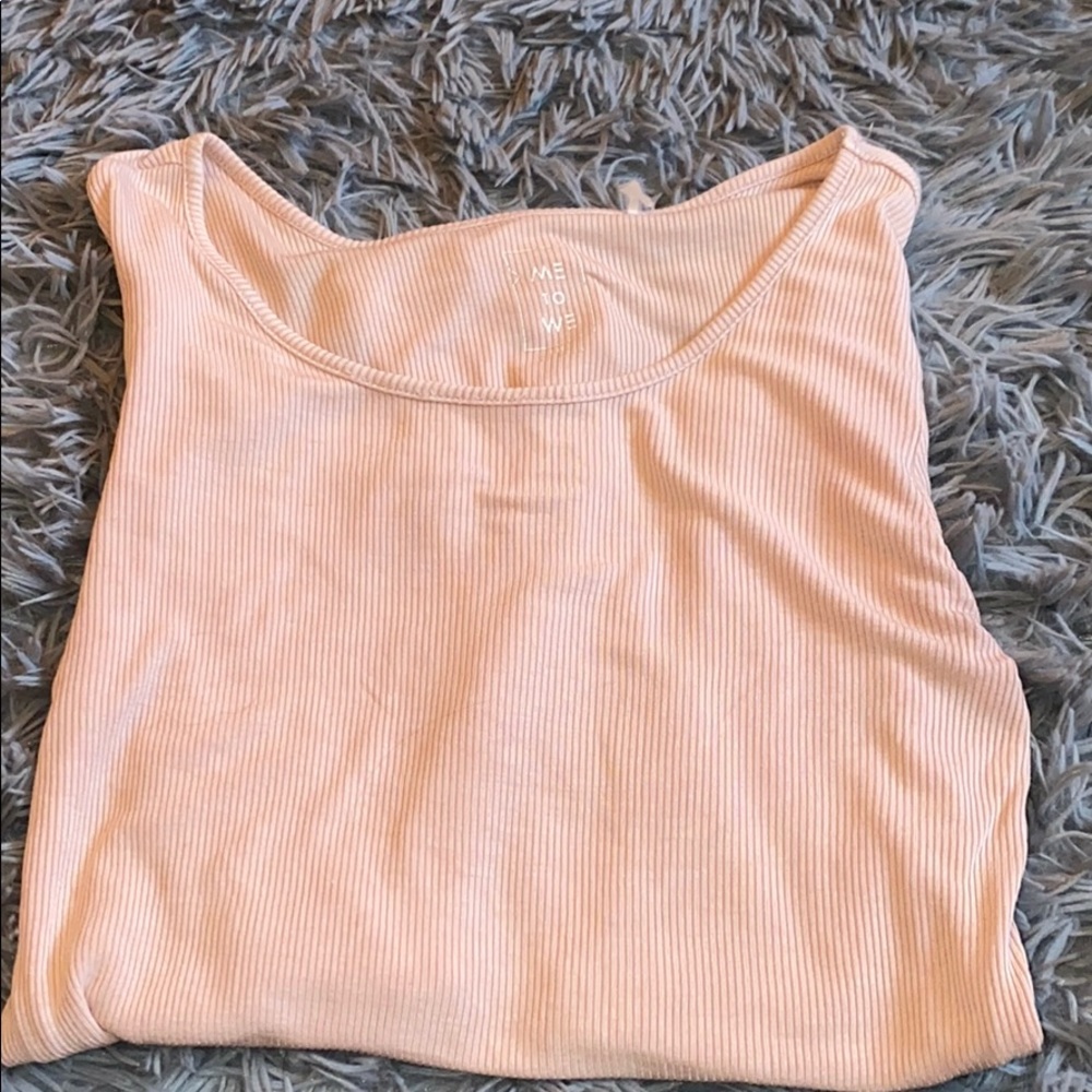Pink cropped long sleeve